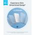 Anker MagGo Power Bank, Ultra-Slim 10,000mAh Magnetic Battery Pack, Qi2 Certified 15W Ultra-Fast MagSafe Compatible Portable Charger, Ergonomic Design, for iPhone16/15/14/13/12 Series Only - White